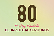 80 Pretty Pastel Blurred Backgrounds, a Texture Graphic by Niram Factory (Thumbnail 1 of 5)