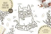 Cat Society - Cute Character Creator, an Animal Illustration by Euonia Meraki (Thumbnail 2 of 15)