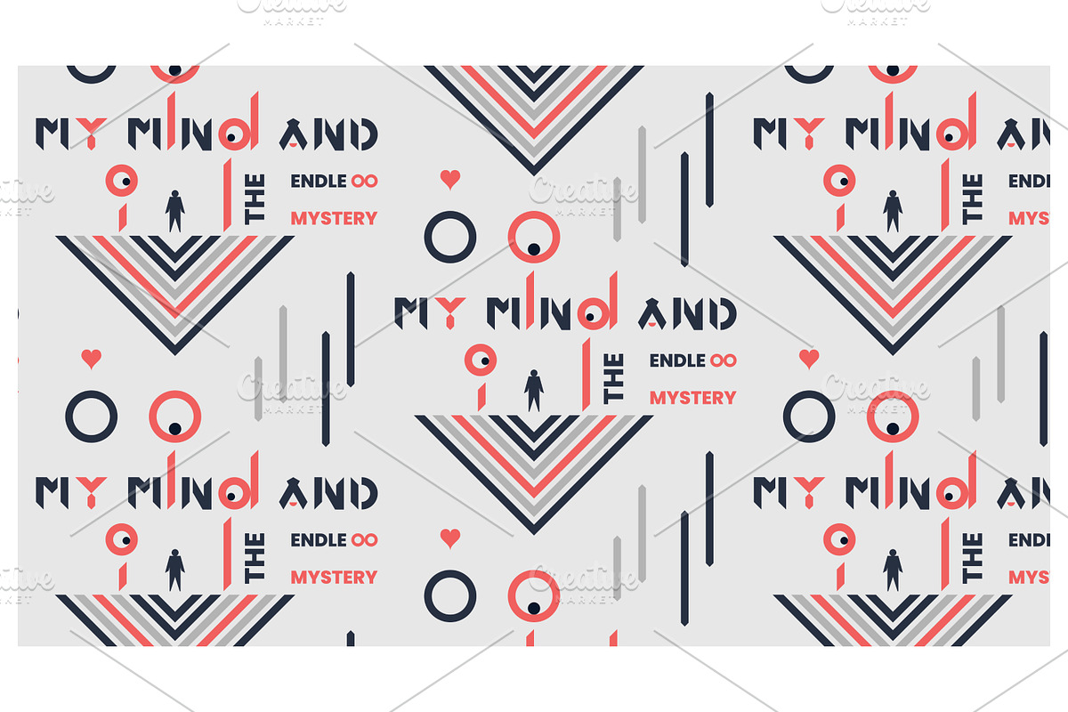 My mind and I, a Decorative Illustration by Creative Backgrounds
