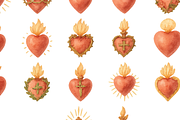 Sacred Heart Set, an Object Graphic by RT Studio (Thumbnail 3 of 3)