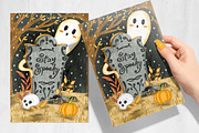 Stay spooky Halloween illustration, a Seasonal Illustration by Yelloo Fish (Thumbnail 3 of 10)