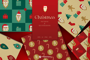 Christmas Patterns & Illustrations