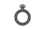 Vintage Pocket Watch SVG Bundle, an Illustration by yasushie (Thumbnail 19 of 31)