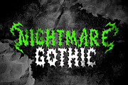Cimmerian Blackmetal Liggature Font, a Blackletter Font by dansdesign (Thumbnail 10 of 12)