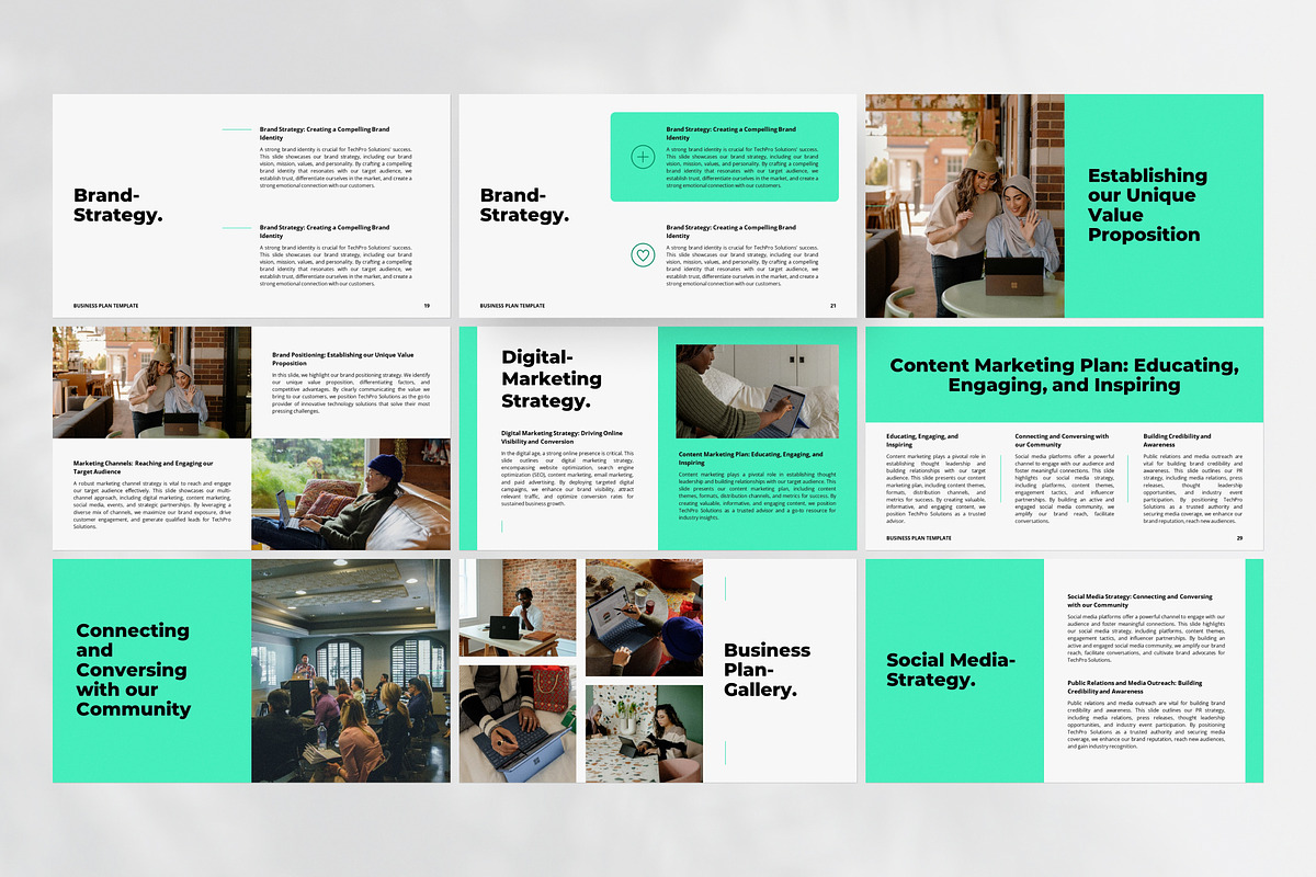 Business Plan Google Slides Template, a Presentation Template by Gaize (Photo 7 of 16)
