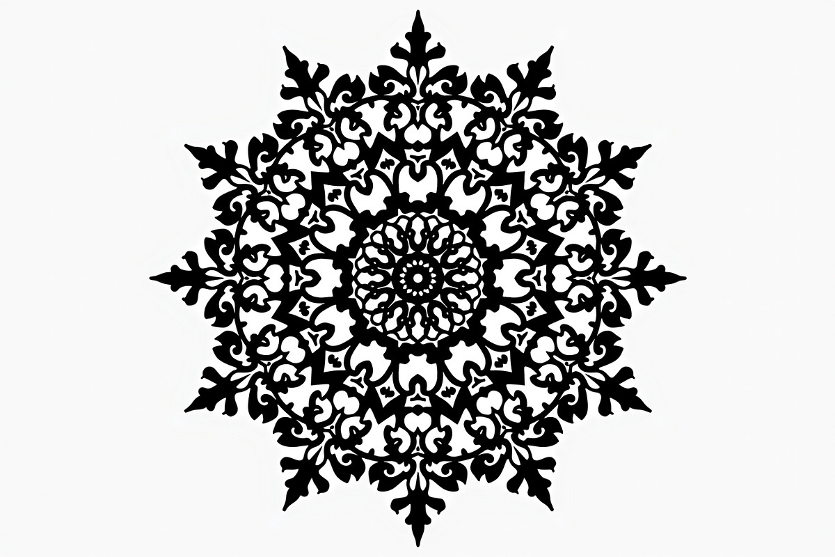 Mandala Laser Cut Files, an Illustration by balal (Photo 4 of 9)