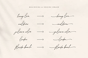 Collingethon Chic Handwritten Script, a Script Font by Namara Creative Studio (Thumbnail 11 of 12)