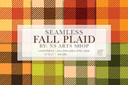 Fall Plaid Digital Papers, Plaid SVG, a Pattern Graphic by NS Arts Shop (Thumbnail 7 of 7)