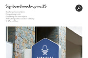 50 sign facade signboard logo mock, a Product Mockup by PrintPixel (Thumbnail 27 of 53)