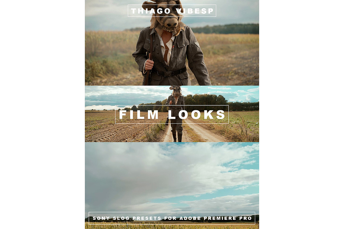 Sony S-Log Presets Adobe Premiere, a Templates & Theme by Thiago Vibesp (Photo 1 of 2)