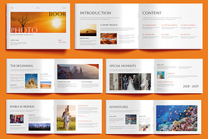 Minimal Photo Book Design Landscape, a Brochure Template by MightyDesign