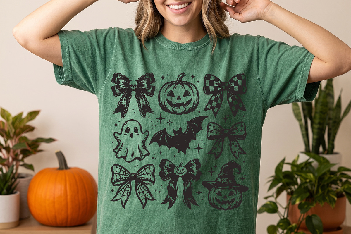 Halloween Coquette Bow PNG,, a Seasonal Illustration by Libby Wishes (Photo 2 of 3)