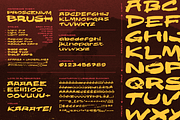 Proscenium Brush - Zen Brush Fonts, a Handwritten Font by Wingsart Studio (Thumbnail 3 of 13)