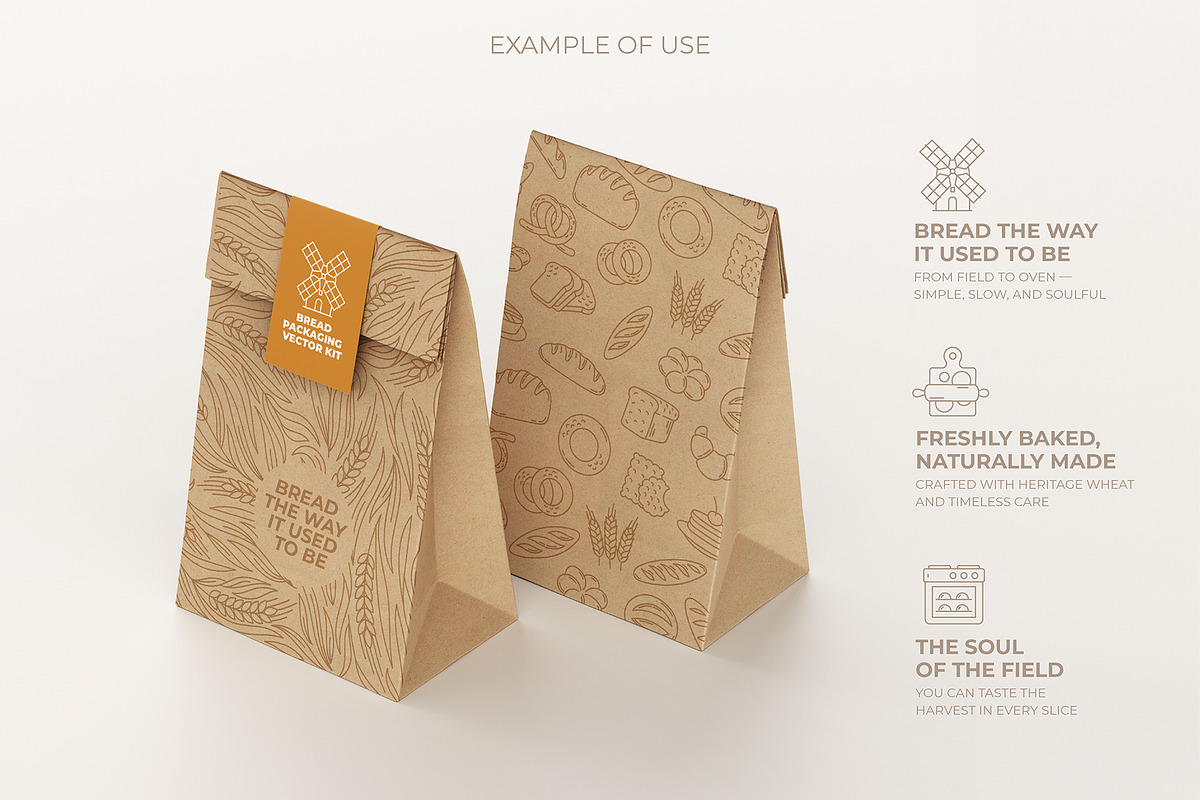 Bakery & Wheat Fields, a Food Illustration by Ilia Design (Photo 10 of 12)