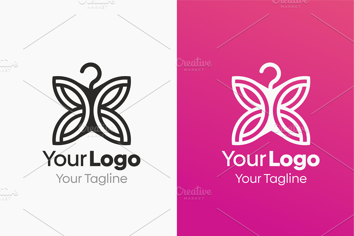 Wings Laundry Logo Template, a Branding & Logo Template by Grapixy (Photo 3 of 3)