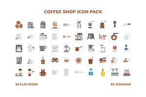 Coffee Shop Icon Pack