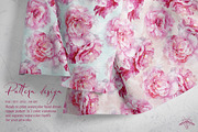 Sherbet | Watercolor roses patterns, a Pattern Graphic by Tanya Vollar (Thumbnail 10 of 11)