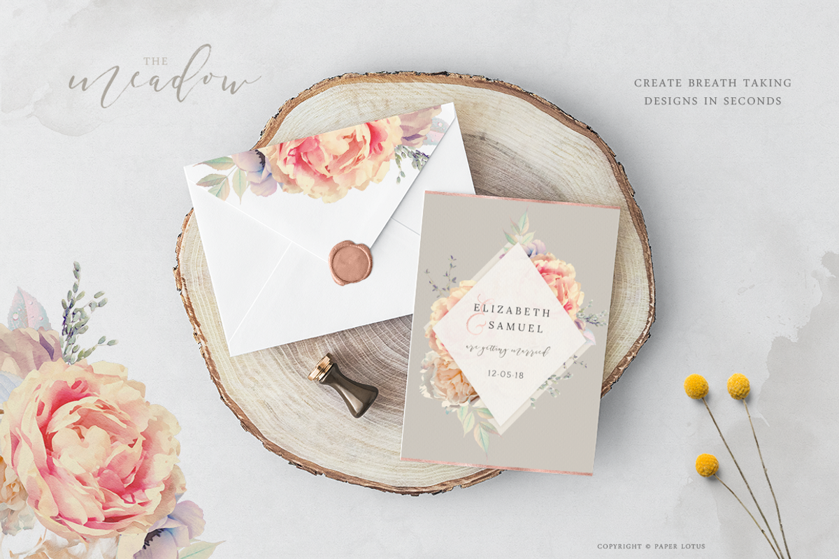 Delicate Vintage Florals, a Texture Illustration by Studio Sirona (Photo 7 of 9)