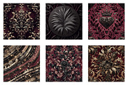 Burgundy and Black Glitter Digital, an Illustration by CreationArt (Thumbnail 3 of 5)