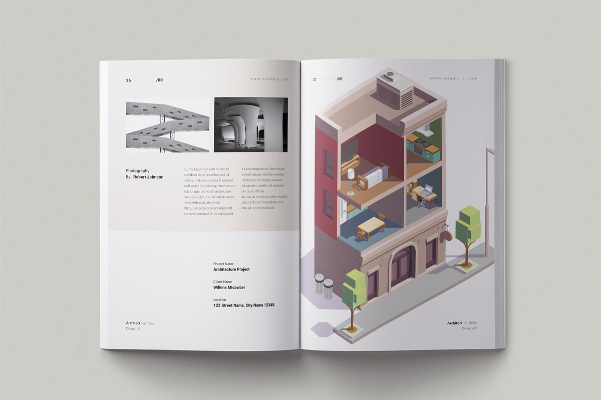 Architecture Portfolio Template, a Brochure Template by TemplateFolio-Shop (Photo 14 of 25)