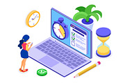 Planning Schedule or Time Management, an Education Illustration by TAlex (Thumbnail 6 of 6)