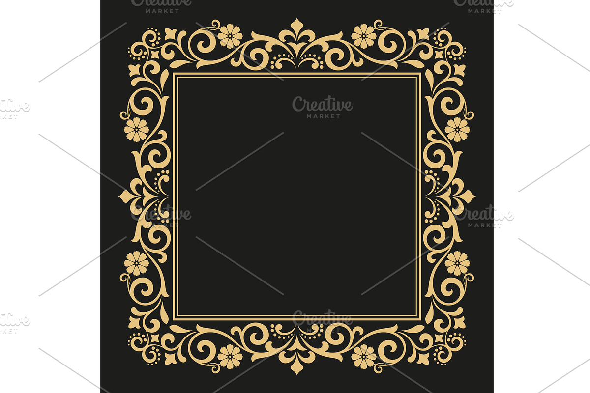 Decorative line art frames for, a Decorative Illustration by RODINA (Photo 1 of 3)