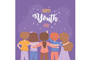 celebration of youth day, a Person Illustration by studiogstock