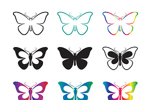 Vector Group Of Butterfly