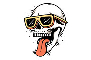 Cool Skull Illustration, an Object Illustration by Decoconio Design (Thumbnail 3 of 3)