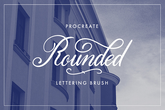 Procreate Lettering Brush - Rounded preview 5