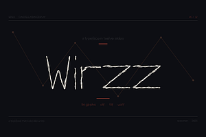 Wirzz — Constellation Display Typefa