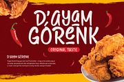Rada Cenak - Food Display Font, a Handwritten Font by twinstd (Thumbnail 7 of 9)