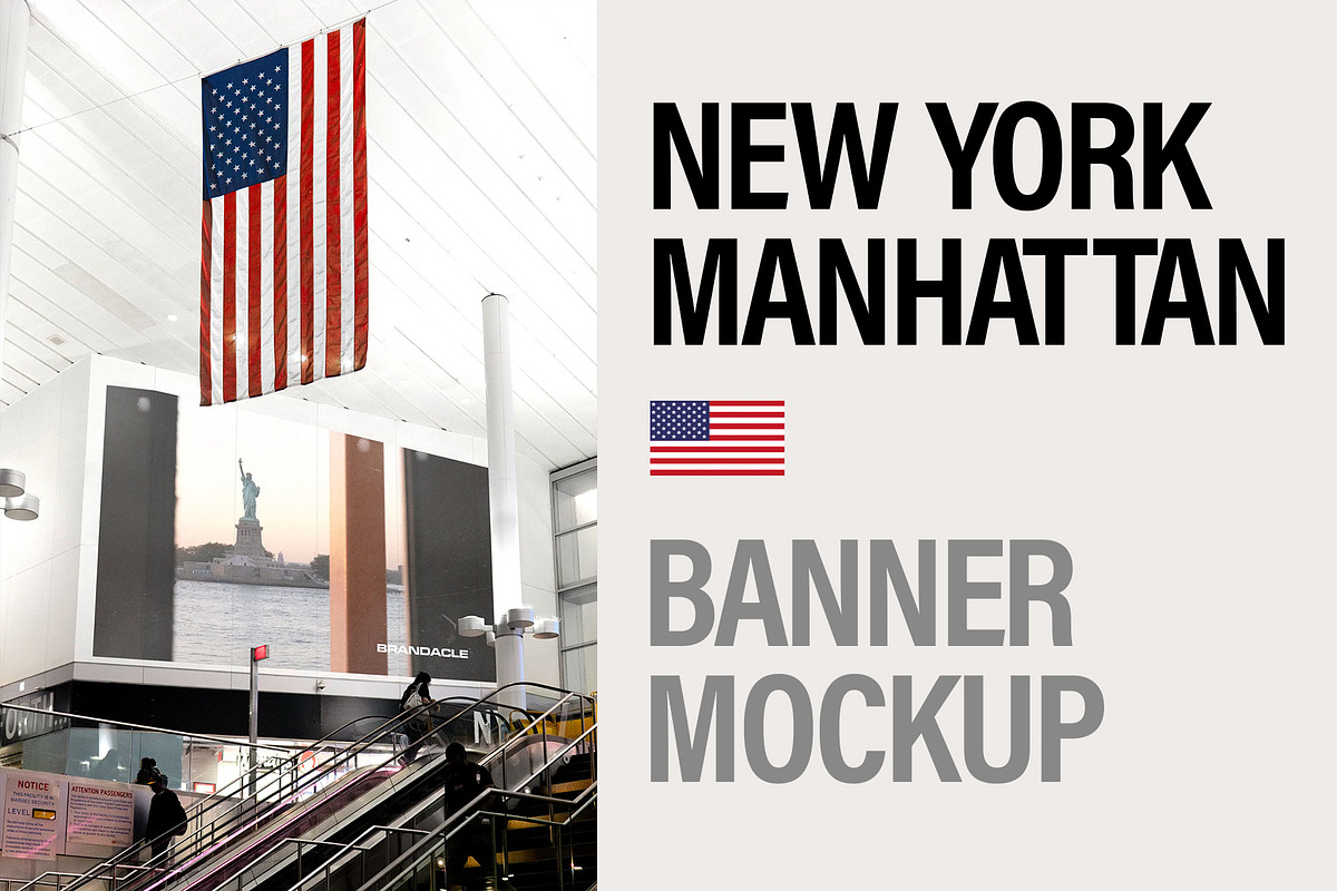 Banner Mockup in New York City, an Advertising Mockup by Brandacle Mockups (Photo 4 of 8)