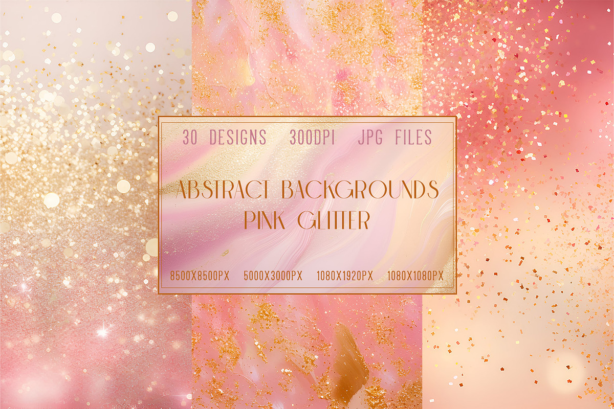 Pink Glitter. Backgrounds Collection, a Background Graphic by MuzaArtStudio (Photo 1 of 6)
