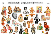 Vintage Creative Collage Kit 400+, an Object Graphic by DreamoraArt (Thumbnail 3 of 18)