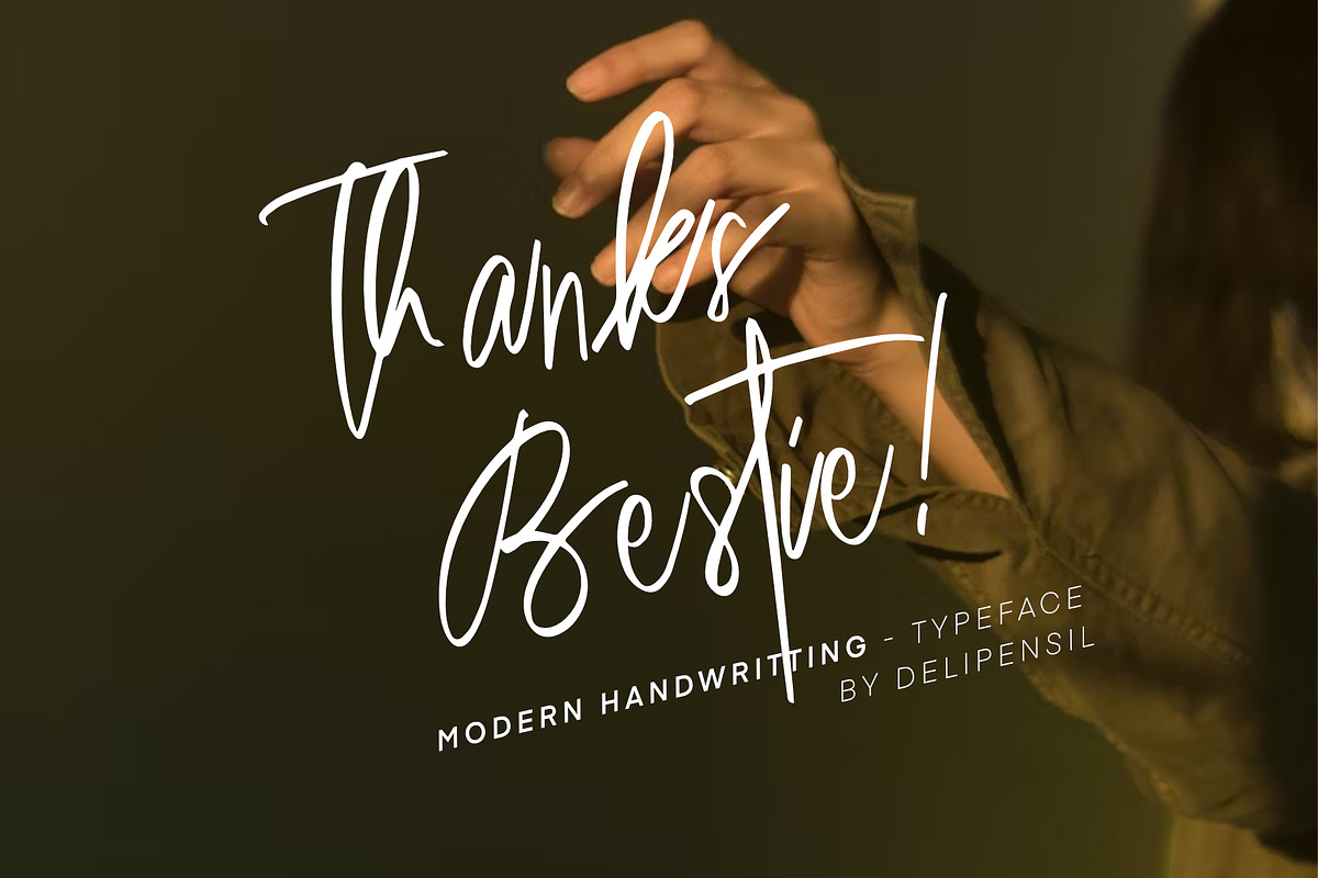 Ballove - Modern Handwritting Love, a Script Font by delipensil (Photo 8 of 9)