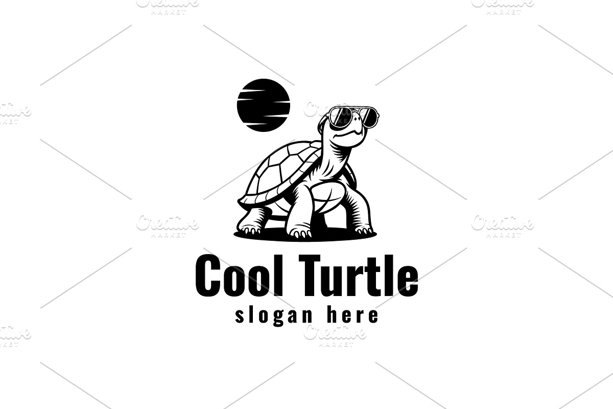 Cool Turtle Logo, a Branding & Logo Template by Pixes (Photo 2 of 2)