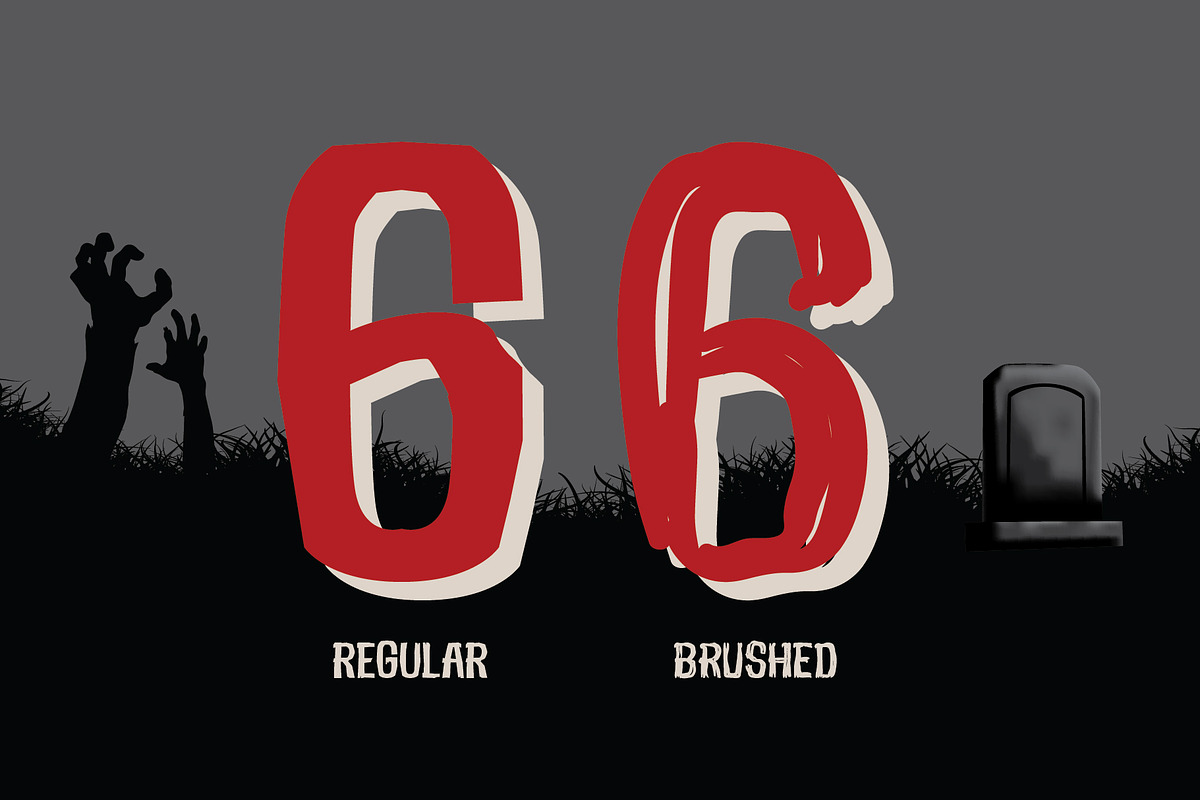JARIAN ; Halloween Typeface preview 4