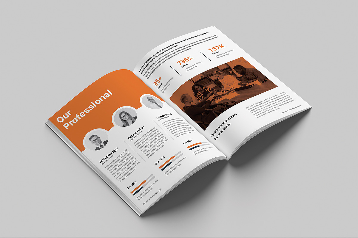 Marketing Plan Template, a Brochure Template by Cleffon_Graphic_Studio (Photo 5 of 9)