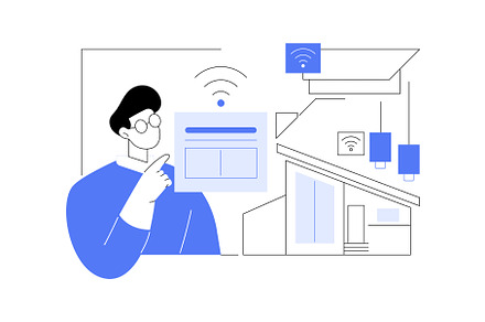 Smart sensors abstract concept, an Illustration by Visual Generation