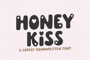 Honey Kiss - Valentine's Day Font