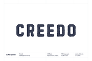 Creedo Typeface Family (46 Fonts), a Handwritten Font by alpercakici (Thumbnail 1 of 11)