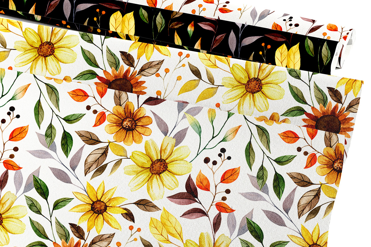 Autumn Flowers. Watercolor, a Seasonal Illustration by made by Tanya (Photo 5 of 5)
