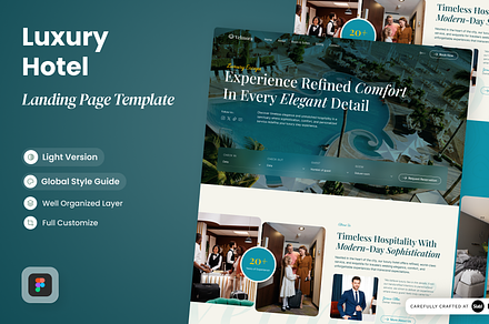 Velmora - Luxury Hotel Landing Page