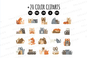 Family Cat Clipart, an Animal Illustration by Palau (Thumbnail 8 of 10)