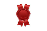 Wax Seal. Vector Set., an Object Graphic by Gomolach (Thumbnail 6 of 11)