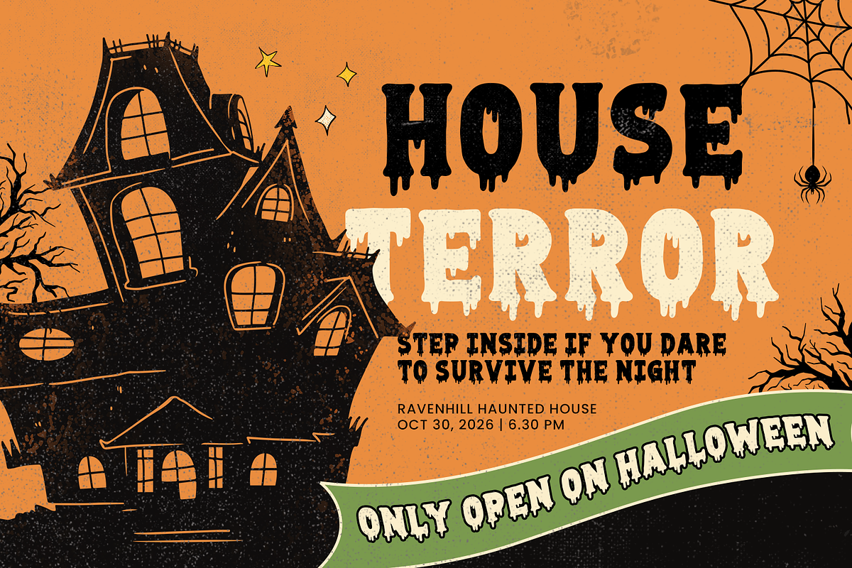 Halloween Screams - Halloween Font, a Handwritten Font by Umitype (Photo 4 of 8)