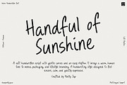 YJ Handful of Sunshine, a Script Font by YENTY JAP CO (Thumbnail 1 of 20)