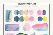 Abstract Watercolour Shapes, a Texture Graphic by Sweet Oh Sour (Thumbnail 7 of 8)