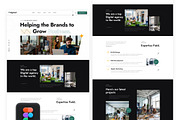 Digital Marketing Agency Figma UI, an UI Kit Template by ArtGalaxy (Thumbnail 4 of 4)
